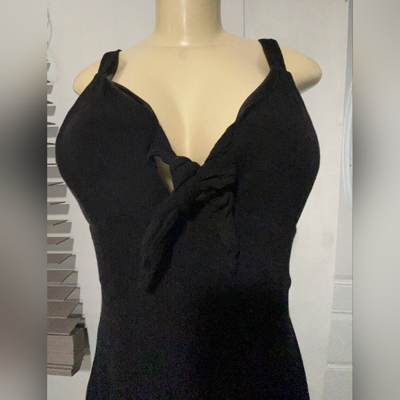 😍Elegant Black Sleeveless Dress Size L😍 - Picture 4 of 9